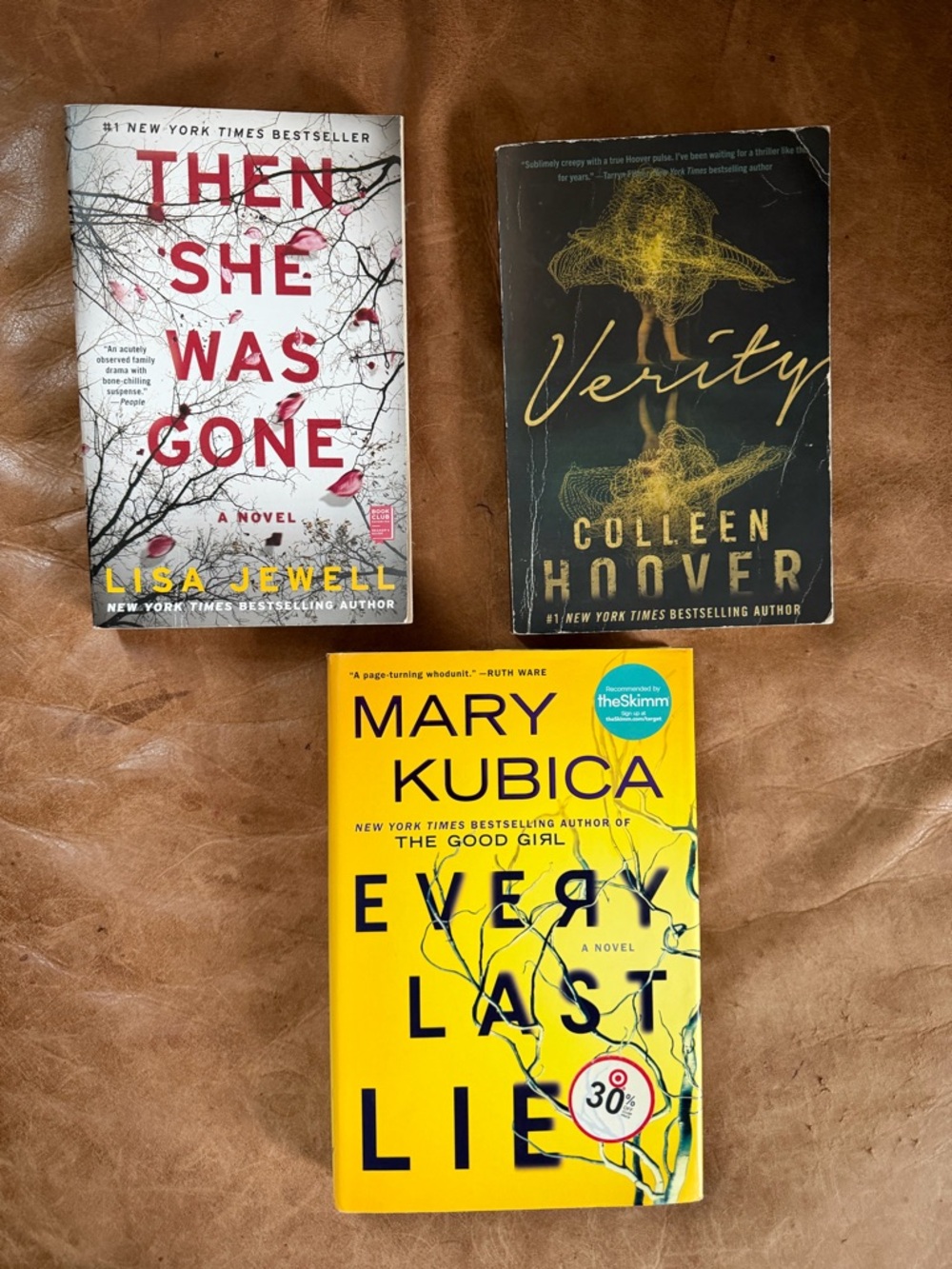 Lot of 3 Fiction Novels Psychological Thriller Lisa Jewell Colleen Hoover